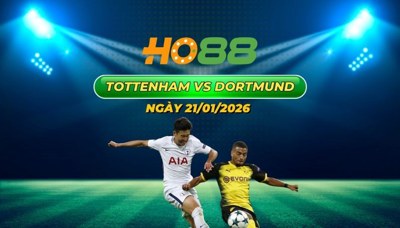 HO88 Nhận định bóng đá Tottenham vs Dortmund 03h00 ngày 21/1 - Cơ hội vàng cho Dortmund